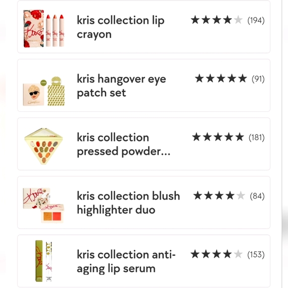 *HP* Kris Jenner Ultimate Bundle Kylie Cosmetics (5 Items) - Picture 15 of 16